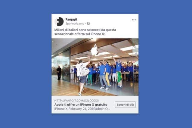 “iPhone X in regalo”: attenzione alla truffa che sfrutta il nome Fanpage.it 3